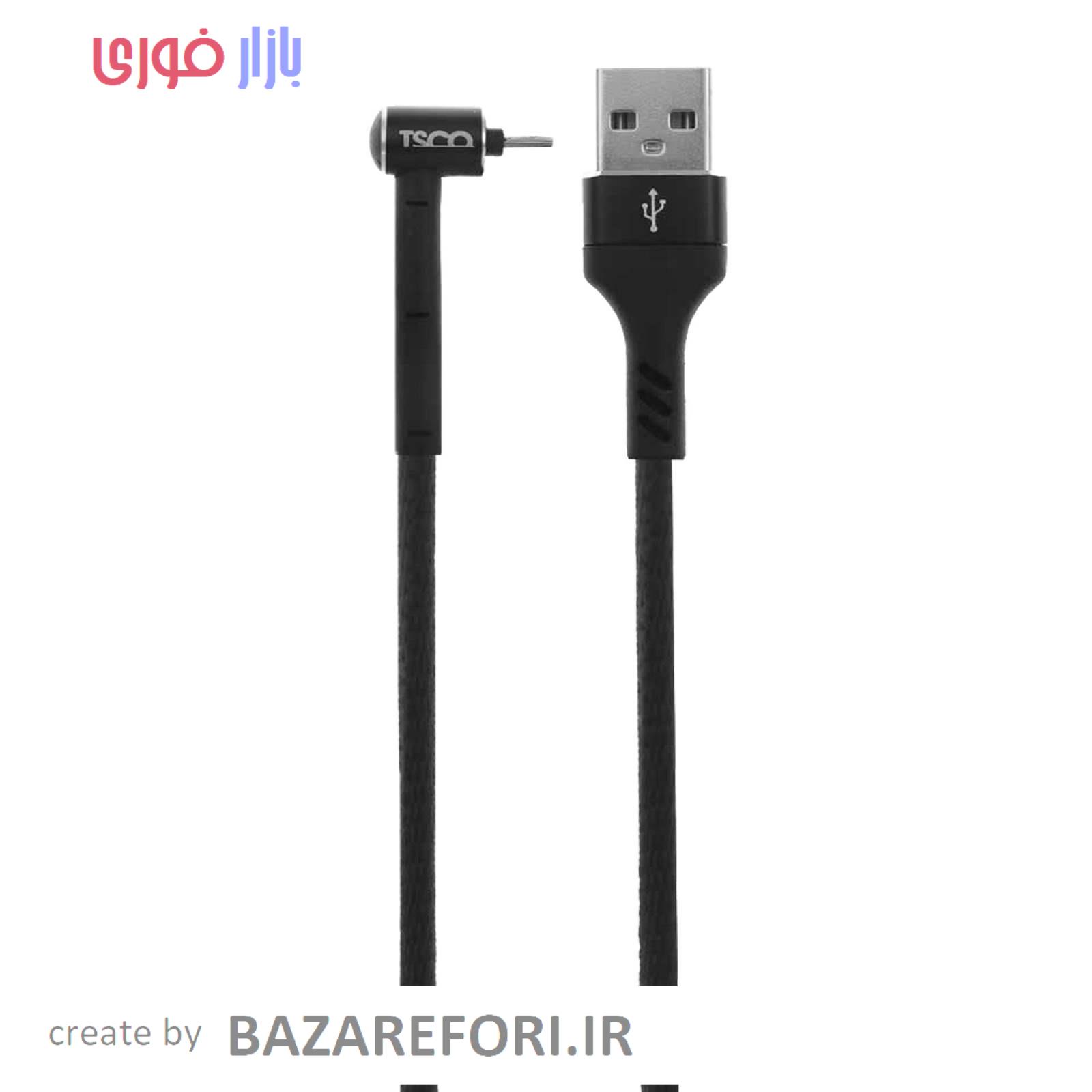 کابل تبدیل USB به microUSB تسکو مدل TC-A102 طول 1 متر