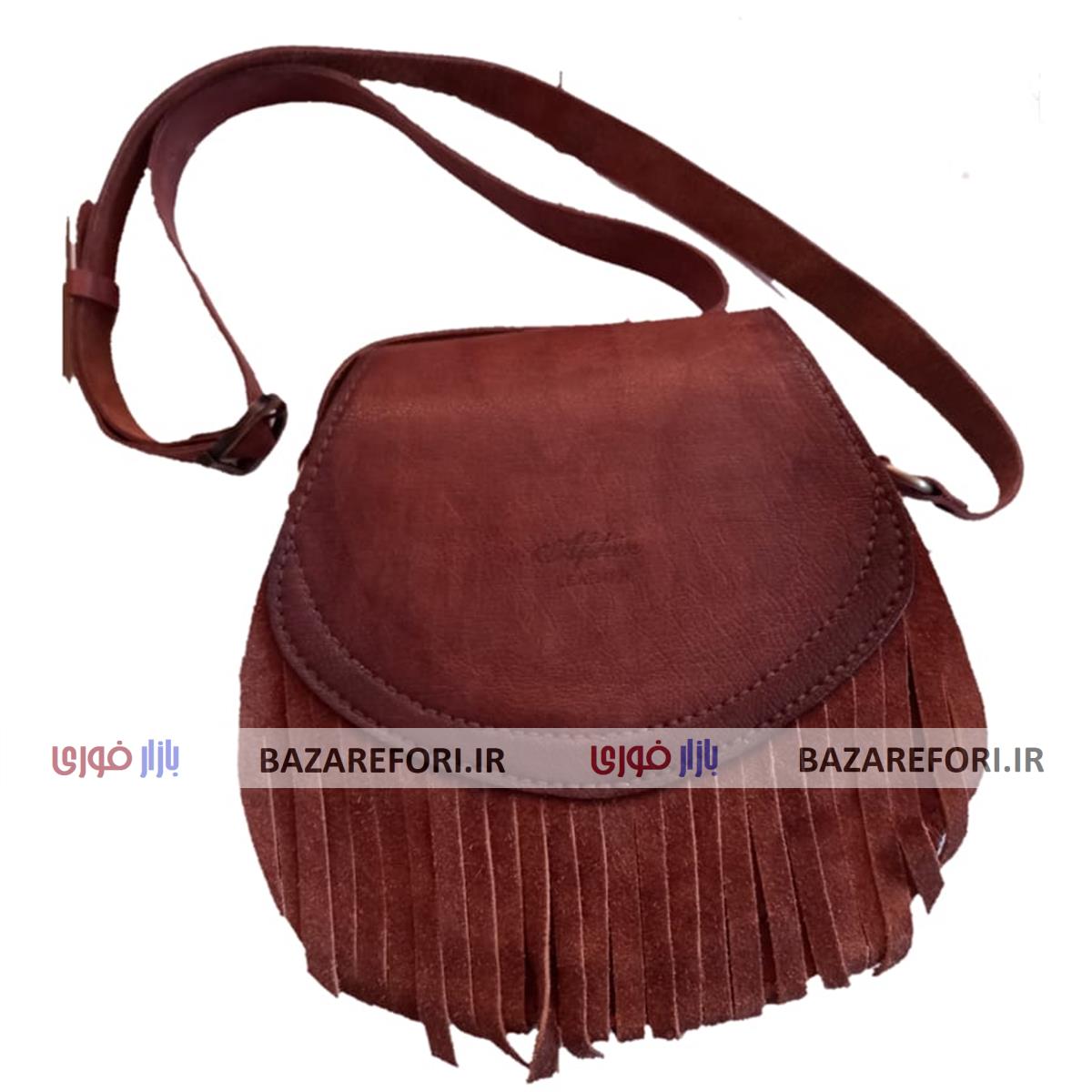 کیف زنانه رودوشی طرح سرخ پوستی لِدِر Leather