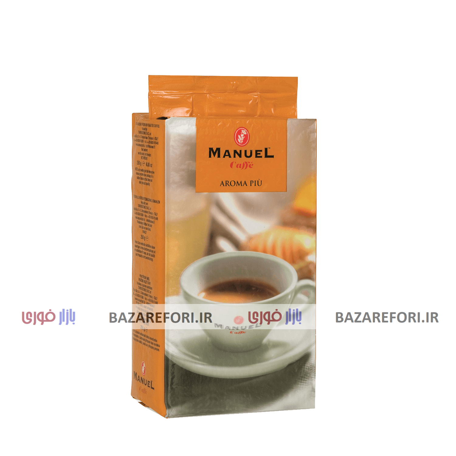 پودر قهوه مانوئل کافه مدل aroma piu بسته 250 گرمی