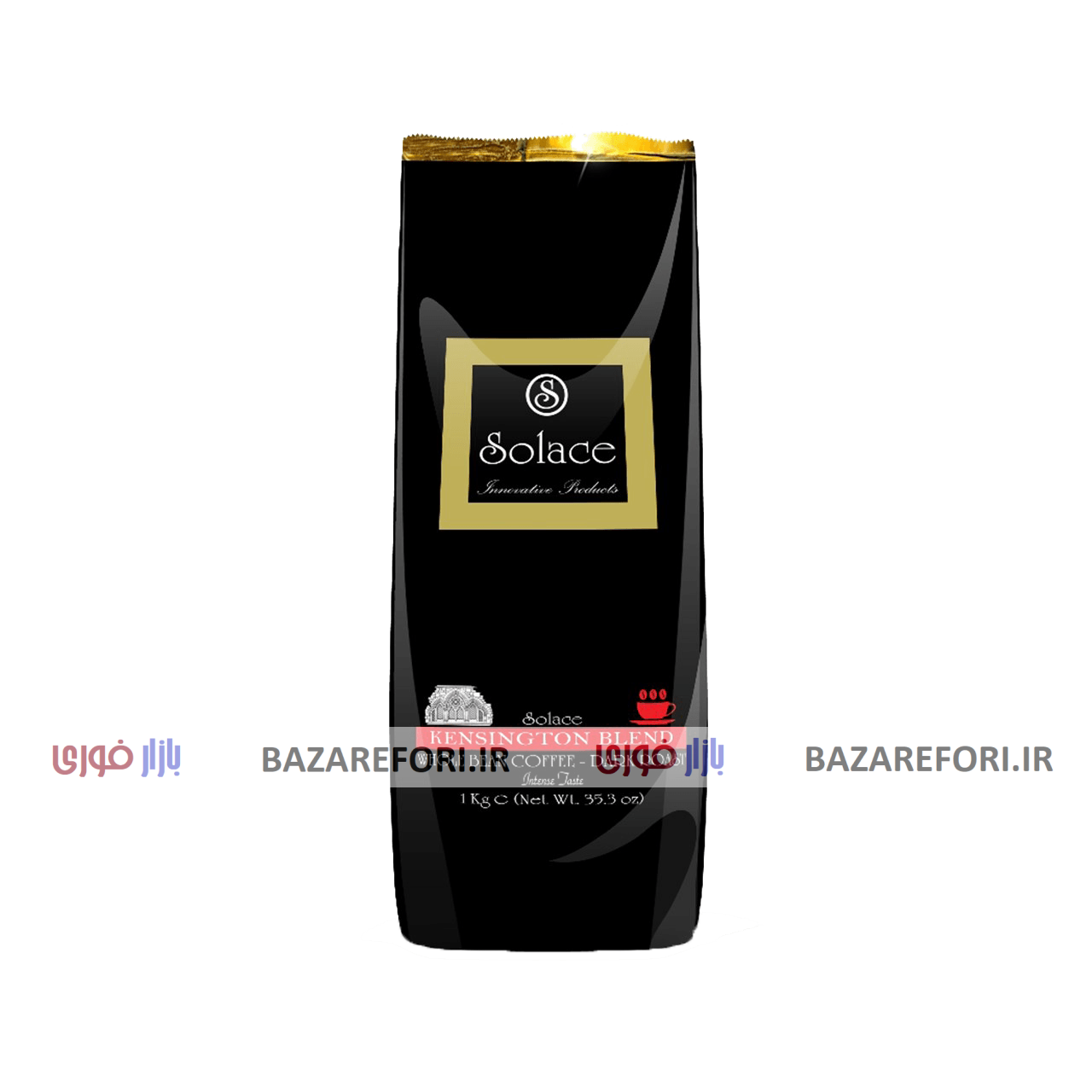 قهوه سولیس مدل KENSINGTON WHOLE BEAN DARK ROAST بسته 1000 گرمی