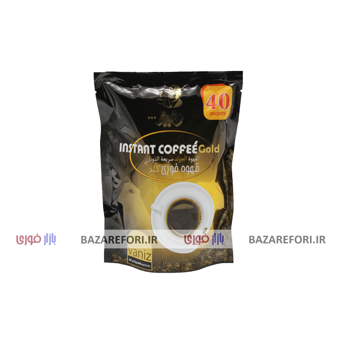 قهوه فوری ونیز مدل VIZ001 مقدار 2 گرم بسته 40 عددی