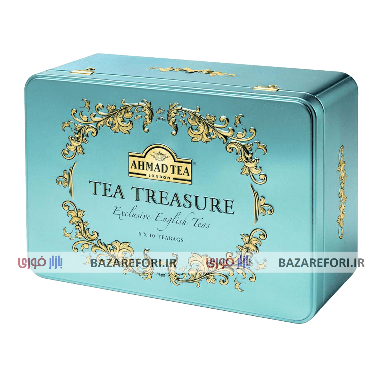 بسته چای کیسه ای چای احمد مدل Tea Treasure بسته 60 عددی